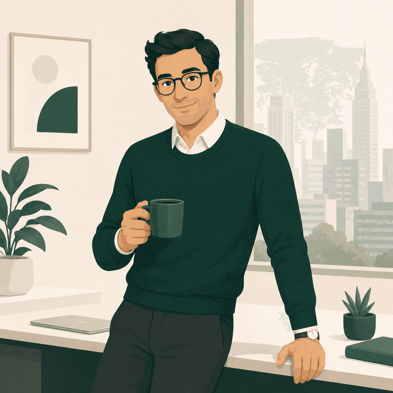 A friendly accountant ready to chat